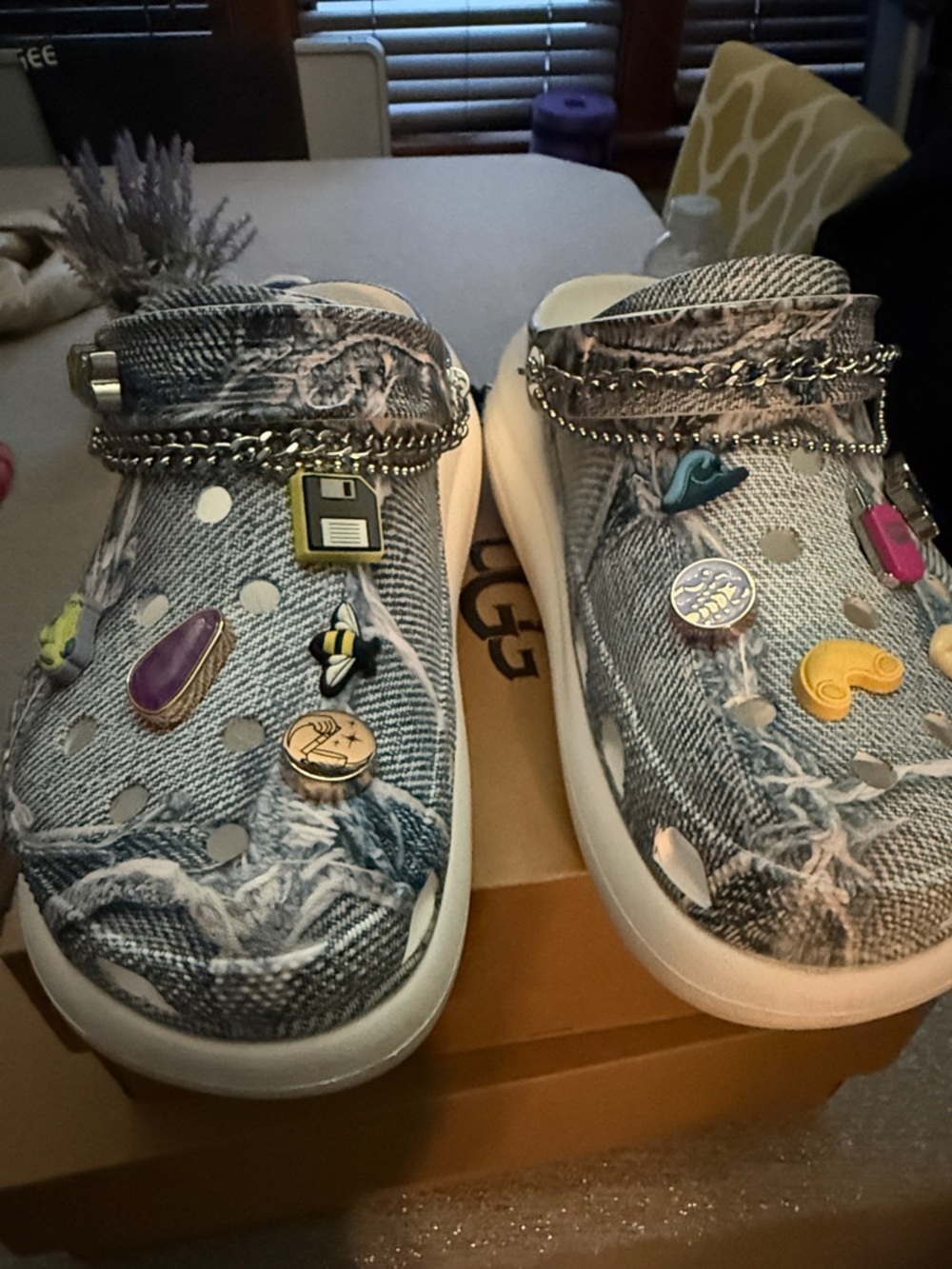 SZA x CROCS crush Clog Mules with Charms